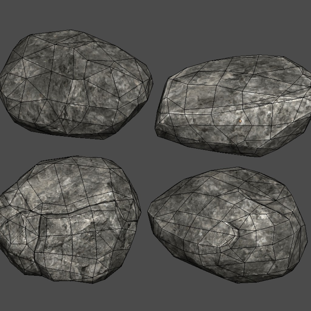 Low Poly Rocks #2 preview image 2